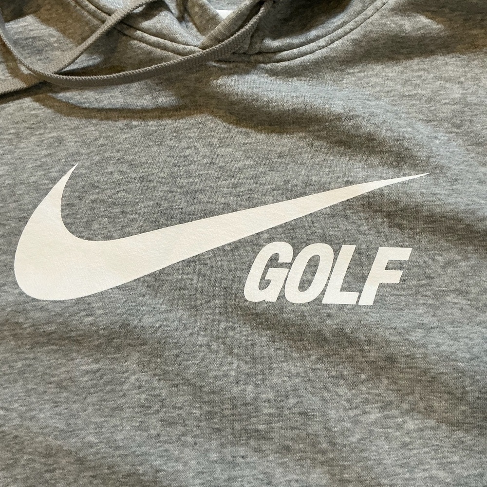 Nike Golf Club Fleece Hoodie Gray XXL Men’s Pullover Sweatshirt - Picture 4 of 7